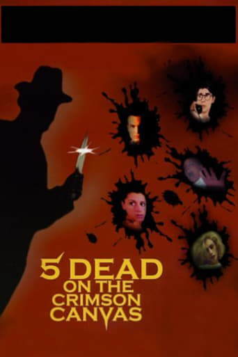 Poster of 5 Dead on the Crimson Canvas