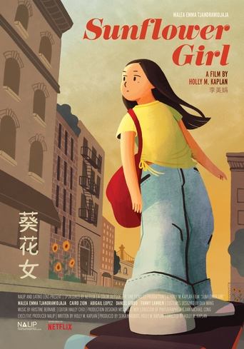 Sunflower Girl Poster of Sunflower Girl