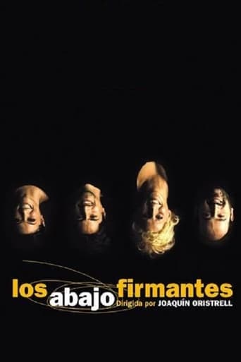 Poster of Los abajo firmantes