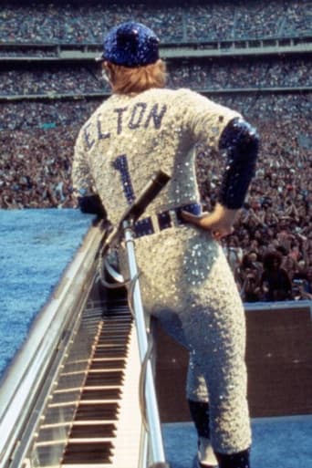 Poster of Elton John at Dodger Stadium