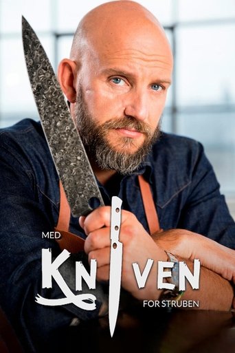 Med kniven for struben Poster of Med kniven for struben