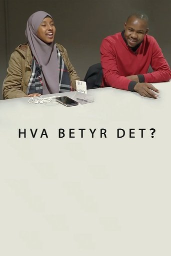 Hva betyr det? Poster of Hva betyr det?