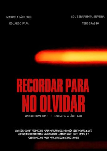 Poster of Remembering So We Don't Forget