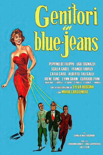 Genitori in blue-jeans Poster of Genitori in blue-jeans