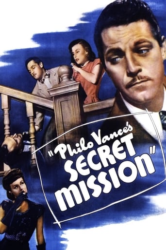 Poster of Philo Vance's Secret Mission