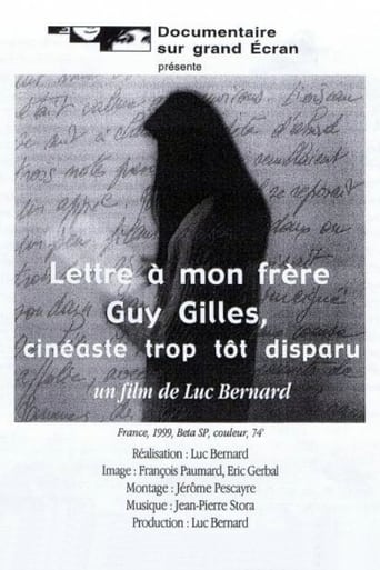Poster of Letter to my brother Guy Gilles, filmmaker who passed away too soon
