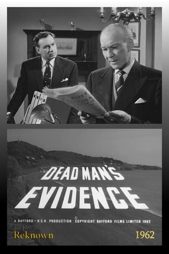 Poster of Dead Man's Evidence