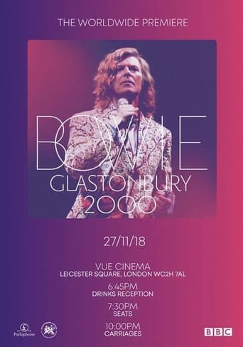 Poster of David Bowie In Glastonbury