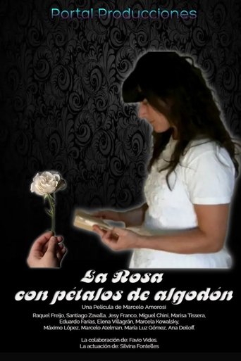 La rosa con pétalos de algodón Poster of La rosa con pétalos de algodón