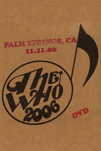 Poster of The Who: Palm Springs 11/11/2006