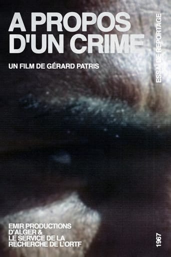 Poster of A Propos D'Un Crime
