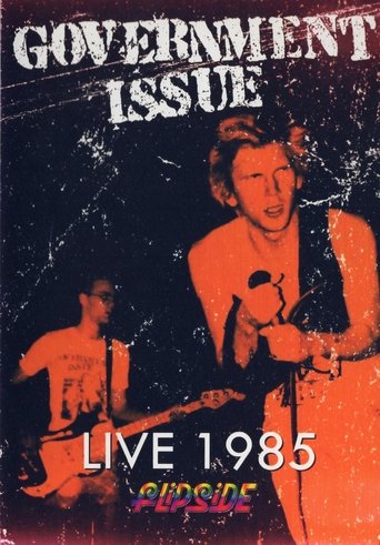 Poster of Government Issue: Live in 1985
