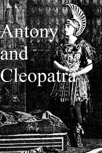 Poster of Antony and Cleopatra, a Love Story of the Noblest Roman and the Most Beautiful Egyptian