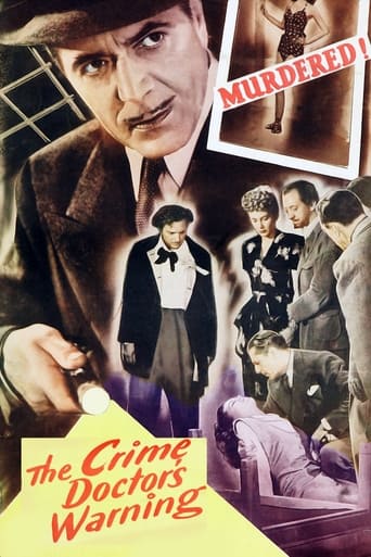 Poster of The Crime Doctor's Warning