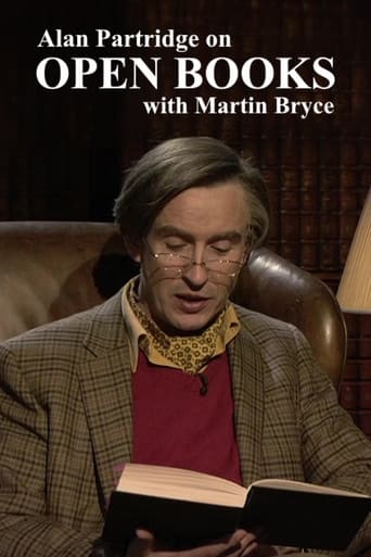 Poster of Alan Partridge on Open Books with Martin Bryce