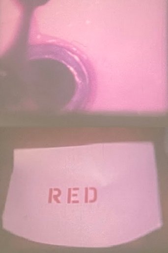 Red in Blue Letters Poster of Red in Blue Letters