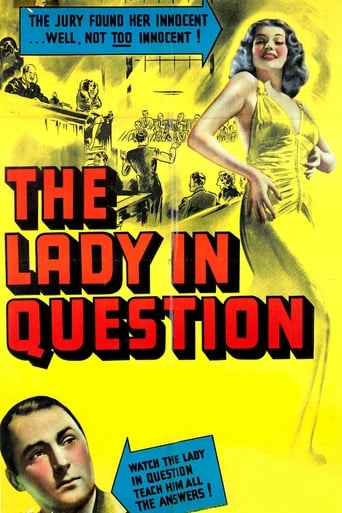 Poster of The Lady in Question