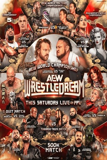 AEW WrestleDream 2025 Poster of AEW WrestleDream 2025