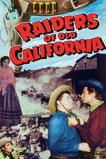 Poster of Raiders of Old California