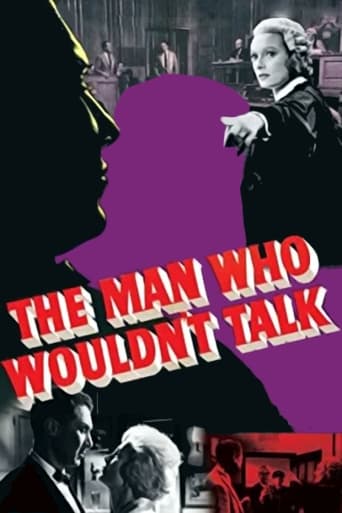 Poster of The Man Who Wouldn't Talk