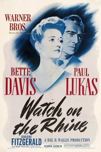 Poster of Watch on the Rhine