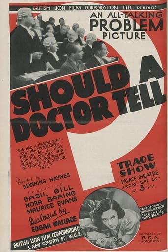 Poster of Should a Doctor Tell?