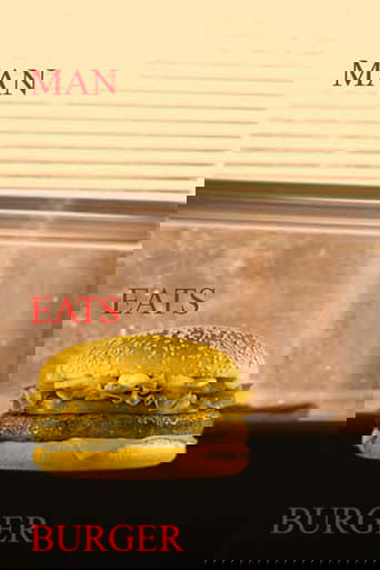 Man Eats Burger Poster of Man Eats Burger