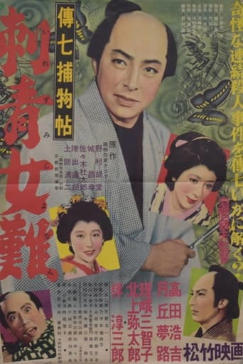 Poster of 伝七捕物帖 刺青女難