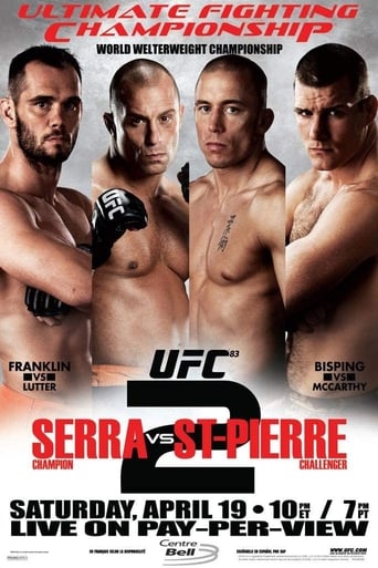 Poster of UFC 83: Serra vs. St-Pierre 2