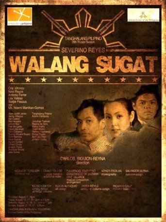 Poster of Tanghalang Pilipino: "Walang Sugat"
