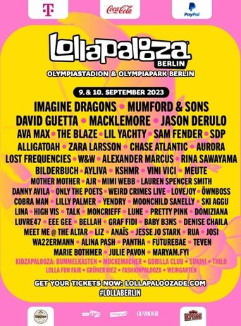 Poster of Imagine Dragons Lollapalooza Berlin