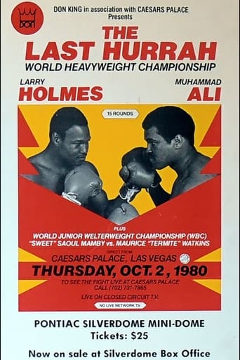 Poster of Larry Holmes vs. Muhammad Ali