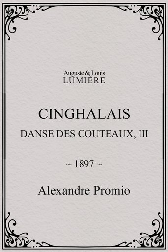 Poster of Cinghalais : danse des couteaux, III