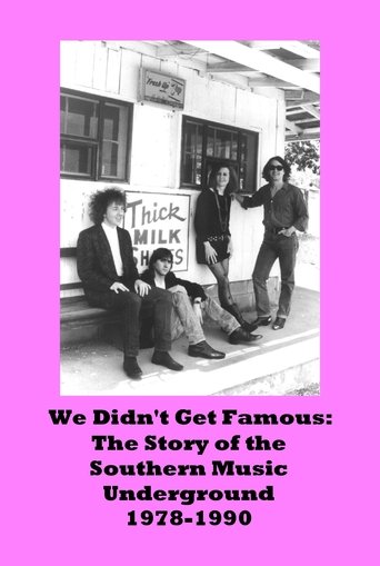 Poster of We Didn't Get Famous: The Story of the Southern Music Underground 1978-1990