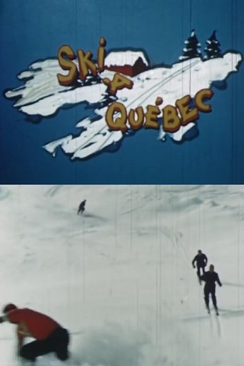Skiing in Quebec Poster of Skiing in Quebec