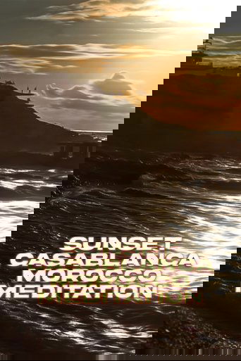 Poster of Sunset Casablanca Morocco Meditation