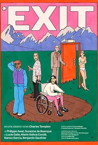 Poster of EXIT - Théâtre du Train Bleu - Festival OFF Avignon