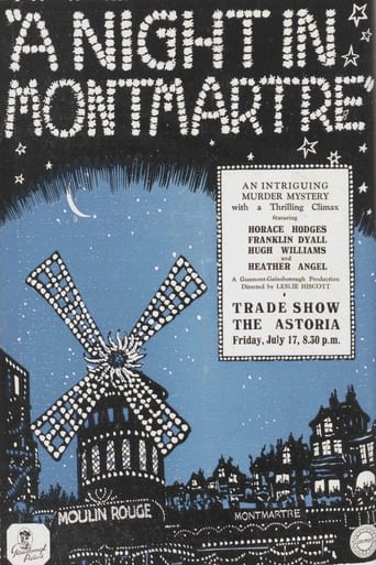 Poster of A Night in Montmartre