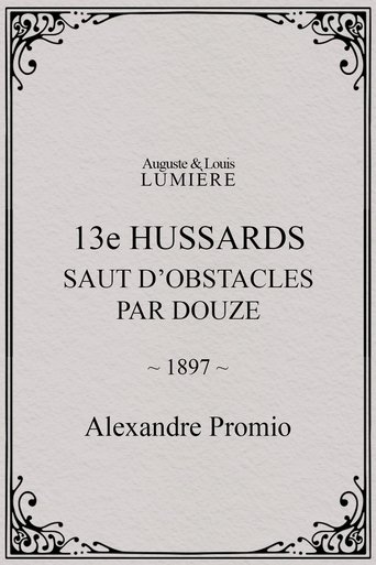 Poster of 13e hussards : saut d’obstacles par douze