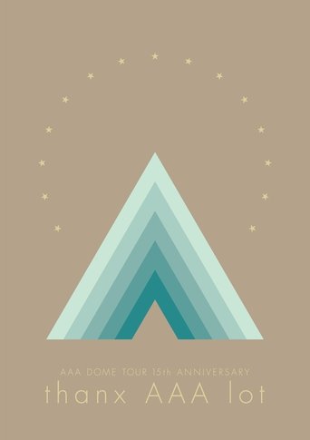 Poster of AAA DOME TOUR 15th ANNIVERSARY -thanx AAA lot-