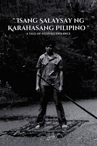 Poster of A Tale of Filipino Violence