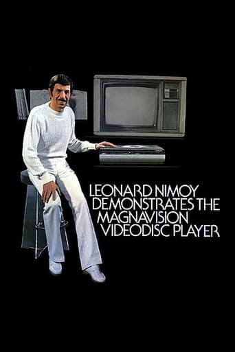 Poster of Leonard Nimoy Demonstrates the Magnavision Videodisc Player