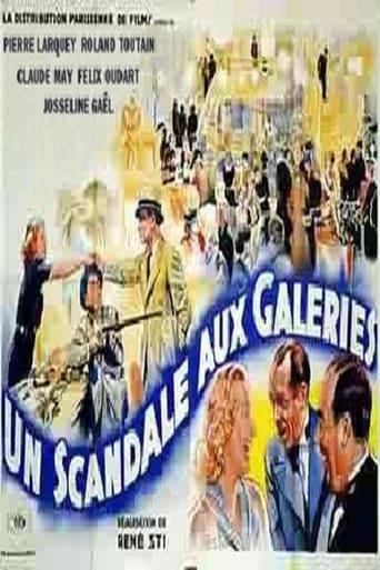 Poster of Un scandale aux Galeries