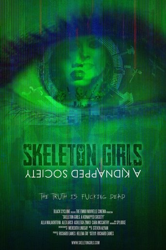 Poster of Skeleton Girls. A Kidnapped Society