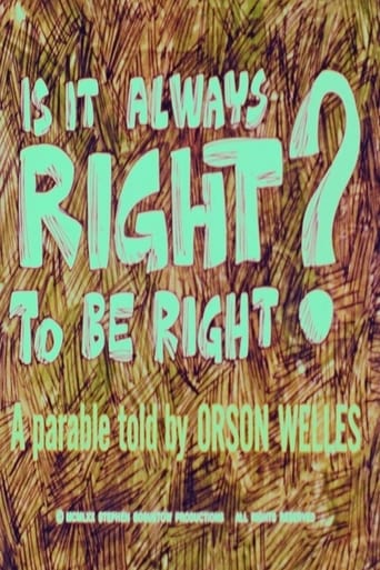 Poster of Is It Always Right to Be Right?