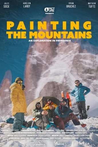 Painting the mountains Poster of Painting the mountains