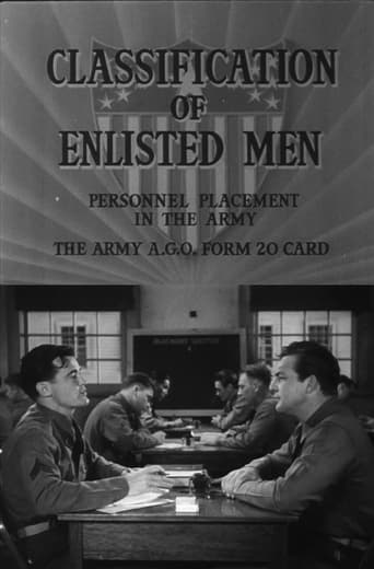 Poster of Classification of Enlisted Men