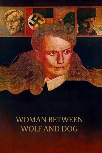 Poster of Woman Between Wolf and Dog