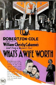 Poster of What's a Wife Worth?
