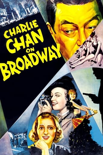 Poster of Charlie Chan on Broadway